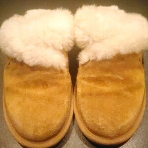 Koolaburra By UGG Milo Scuff Slipper Chestnut Suede Size 9